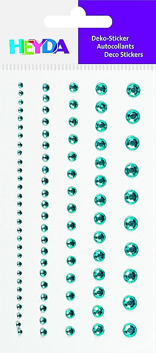 KP STICKER DECOR 7.5*16.5CM PIETRICELE ROTUNDE ALBASTRU DESCHIS 0.2-6MM 95 PCS 3782945 [2]