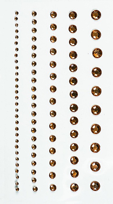 KP STICKER DECOR 7.5*16.5CM PIETRICELE ROTUNDE AURII 0.2-6MM 95 PCS 3782946 [1]