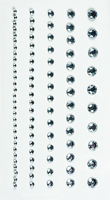 KP STICKER DECOR 7.5*16.5CM CRISTALE ROTUNDE 0.2-6MM 95 PCS 3782947 [1]