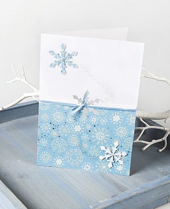 KP CARTON DECOR 50*70 300GR MOTIV CRISTALE DE GHEATA ALBASTRU 4771835 [2]