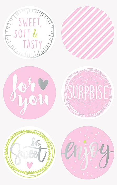 KP STICKERE SWEET ROSE 6/SET  HEYDA 3780800 [1]