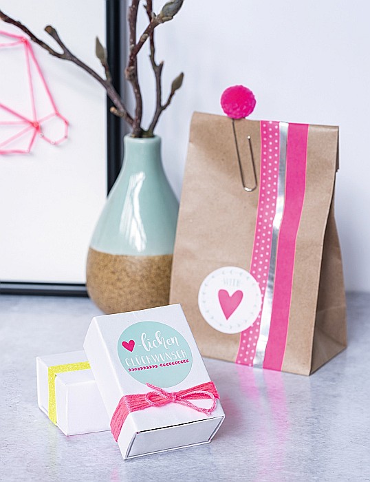 KP STICKERE LOVE PINK  6/SET HEYDA 3780803 [3]