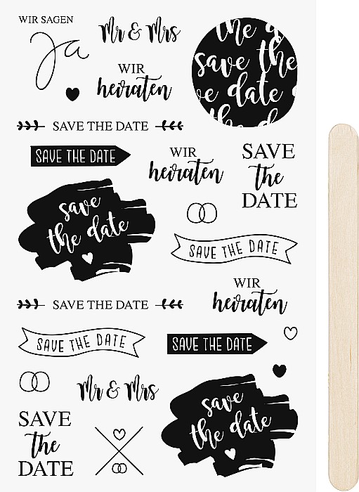 KP STICKERE TRANSFERABILE SAVE THE DATE 10*19CM 3780903 [1]