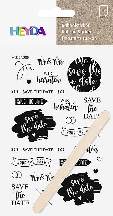 KP STICKERE TRANSFERABILE SAVE THE DATE 10*19CM 3780903 [2]