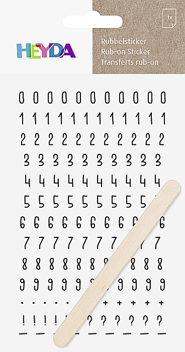 KP STICKERE TRANSFERABILE NUMBERS 10*19CM 3780908 [2]