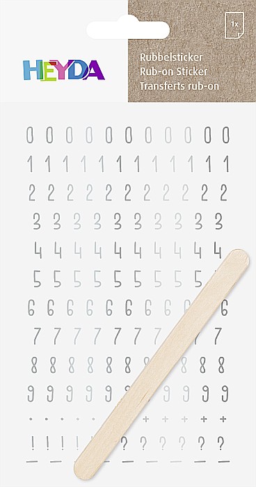 KP STICKERE TRANSFERABILE NUMERE ARGINTII 10*19CM 3780932 [2]