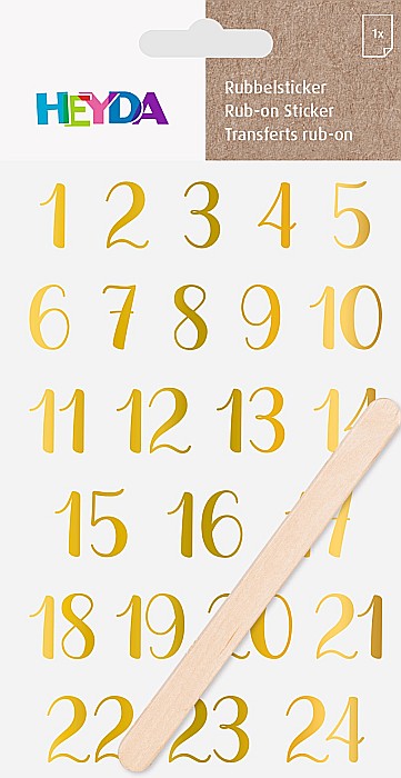 KP STICKERE TRANSFERABILE ADVENT AURIU 10*19CM 3780943 [2]