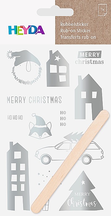 KP STICKERE TRANSFERABILE MOTIV CRACIUN ARGINTII 10*19CM 3780953 [2]