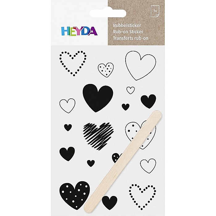 KP STICKERE TRANSFERABILE INIMI NEGRE 10*19CM HEYDA 3780954 [4]