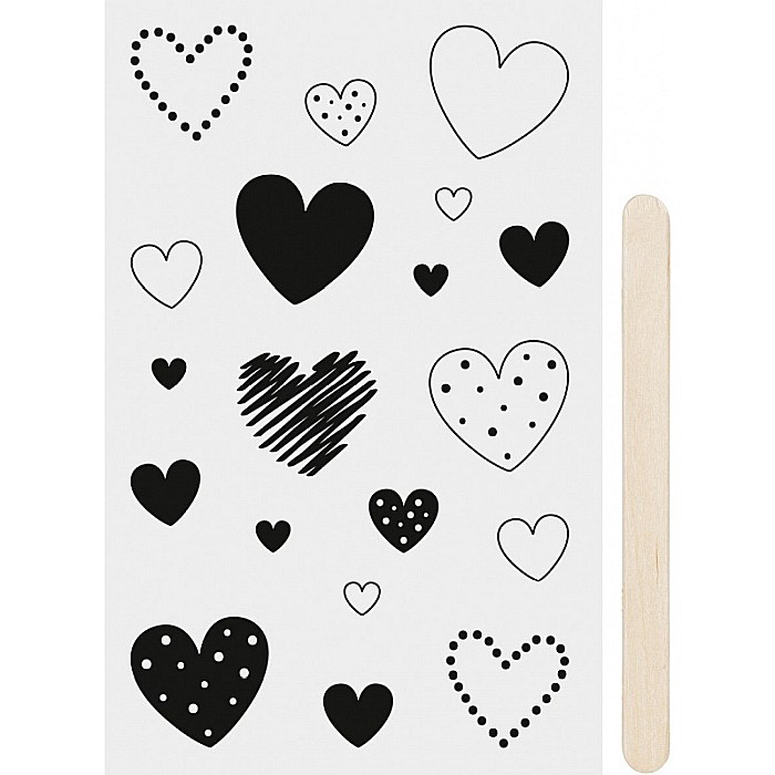 KP STICKERE TRANSFERABILE INIMI NEGRE 10*19CM HEYDA 3780954 [5]