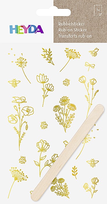 KP STICKERE TRANSFERABILE FLORI AURII 10*19CM 3780961 [2]