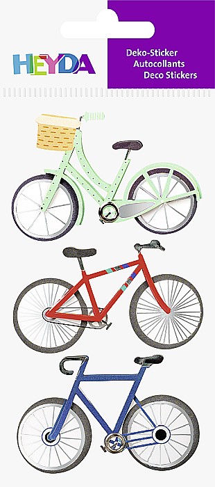 KP STICKER DECOR 7.5*16.5CM BICICLETE 3 PCS 3780738 [2]