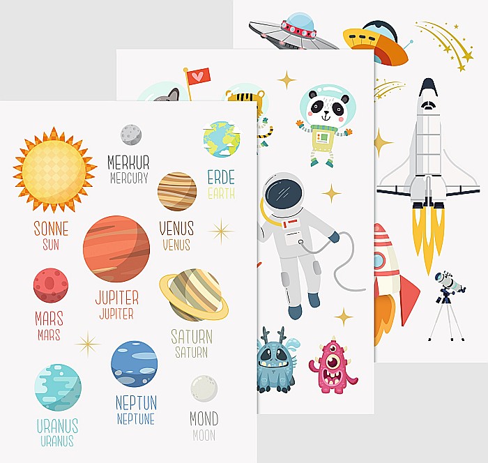 KP STICKER DECOR FEREASTRA SPATIU COSMIC 3 COLI/SET 3584447 [1]
