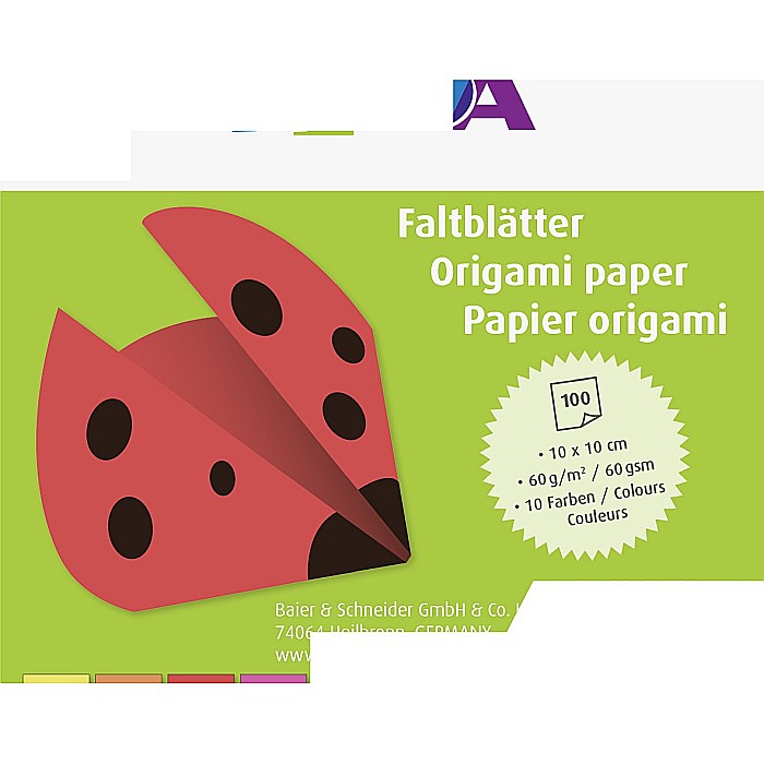 KP HARTIE ORIGAMI 10*10CM 100/SET CULORI ASORTATE 4875510 [2]