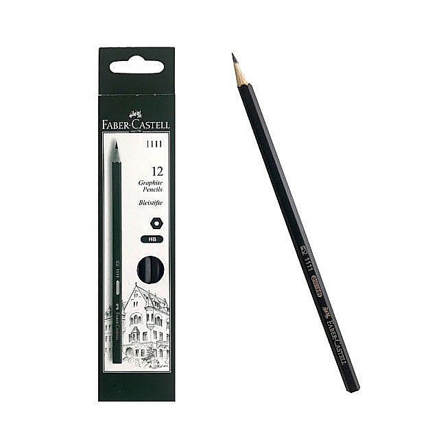 LEC CREION FABER-CASTELL GRAFIT HB CU RADIERA 1112 12/SET FC111200 [1]