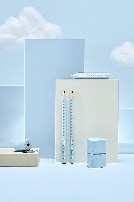 LEC CREION GRAFIT B JUMBO GRIP FABER-CASTELL BLEU SKY FC111974 [3]