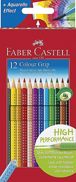 LEC CREIOANE COLORATE FABER-CASTELL AQUARELL GRIP 12/SET FC112412 [1]