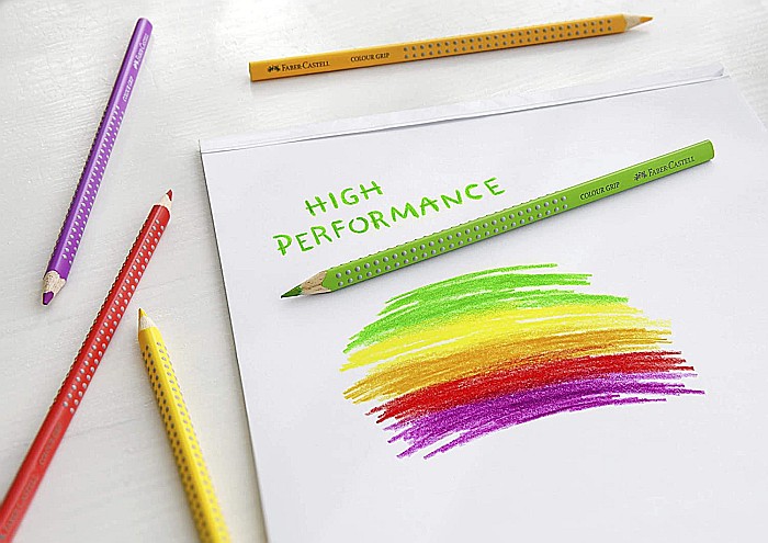 LEC CREIOANE COLORATE FABER-CASTELL GRIP 2001 12/SET FC112413 CUTIE METAL [2]