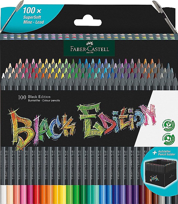 LEC CREIOANE COLORATE FABER-CASTELL BLACK EDITION 100/SET FC116411 [2]