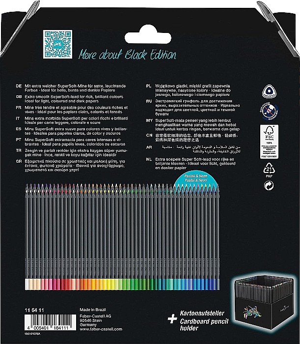 LEC CREIOANE COLORATE FABER-CASTELL BLACK EDITION 100/SET FC116411 [3]