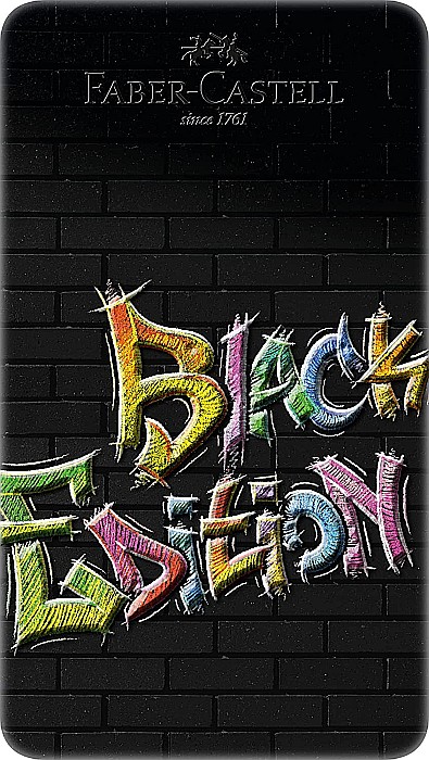 LEC CREIOANE COLORATE FABER-CASTELL BLACK EDITION 12/SET FC116413 CUTIE METAL [2]