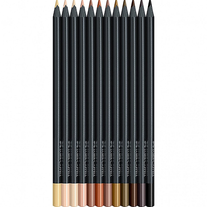 LEC CREIOANE COLORATE FABER-CASTELL SKIN TONES BLACK EDITION 12/SET FC116414 [4]