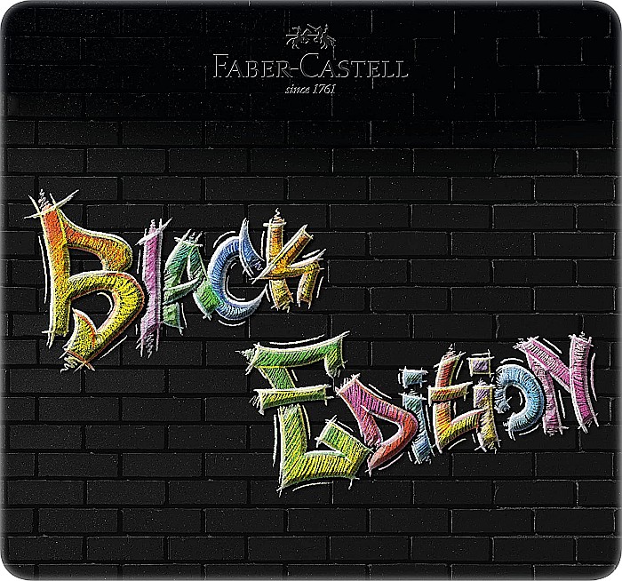 LEC CREIOANE COLORATE FABER-CASTELL BLACK EDITION 24/SET FC116425 CUTIE METAL [2]