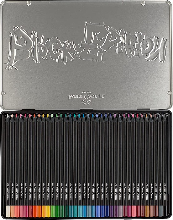 LEC CREIOANE COLORATE FABER-CASTELL BLACK EDITION 36/SET FC116437 CUTIE METAL [3]