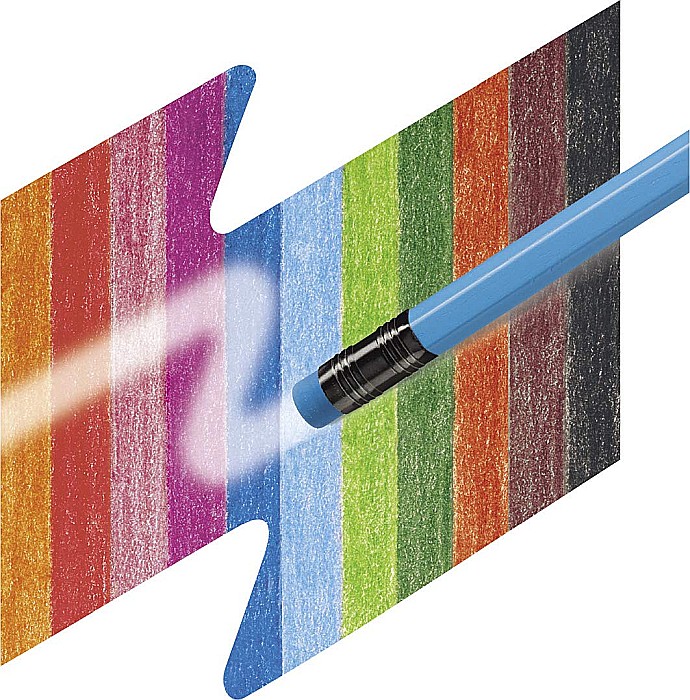 LEC CREIOANE COLORATE FABER-CASTELL CU RADIERA 12/SET FC116612 [3]