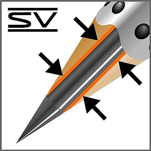 LEC CREION GRAFIT B GRIP 2001 FABER-CASTELL CU RADIERA FC117201 [3]