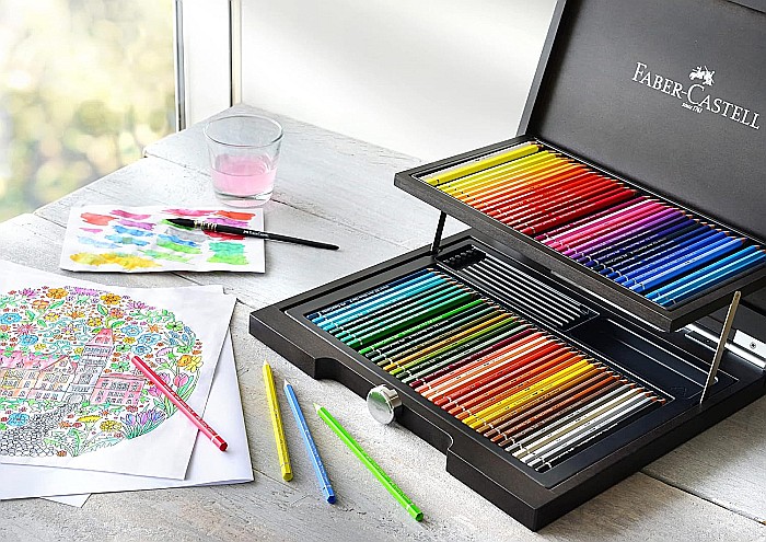 CUTIE LEMN 72 BUCATI CREIOANE ACUARELA ALBRECHT DURER FABER-CASTELL  FC117572SD [4]