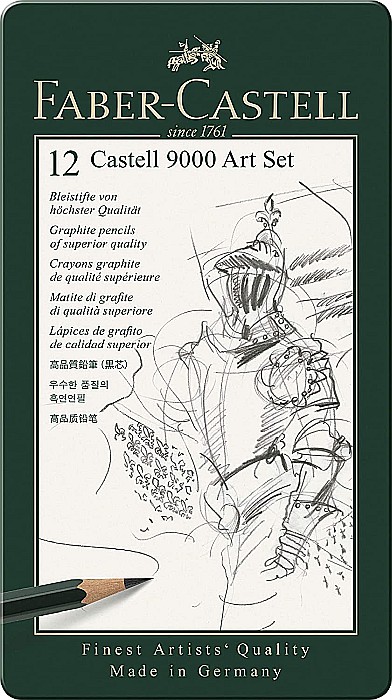 LEC CREION FABER CASTELL 9000 12/SET FC119065 CUTIE METAL [4]