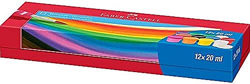 LEC GUASE FABER-CASTELL 20ML 12/SET FC121050 [1]