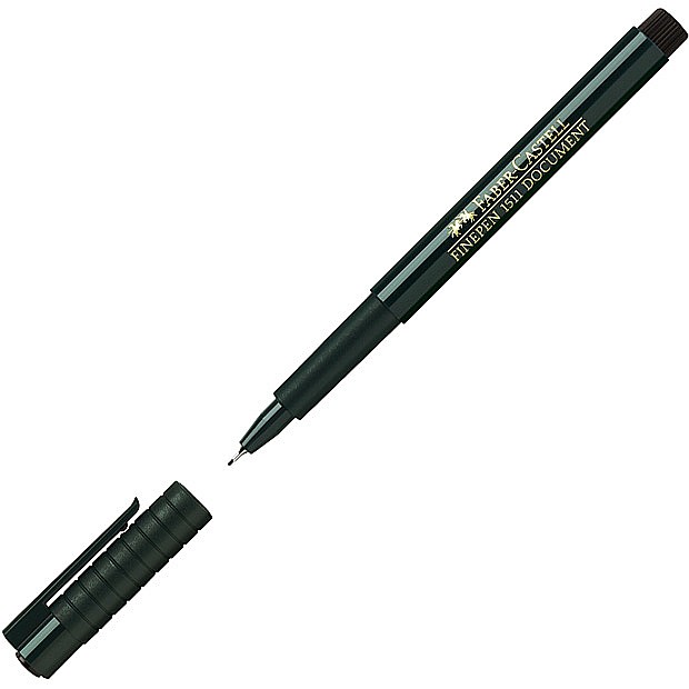 LEC FINELINER FABER-CASTELL FC151199 NEGRU 0.4MM [1]