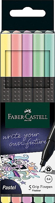 LEC FINELINER FABER-CASTELL GRIP 0.4 MM 5/SET FC151602 [1]