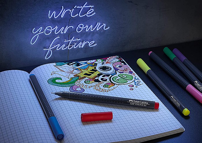 LEC FINELINER FABER-CASTELL GRIP 0.4MM 5/SET FC151604 [3]