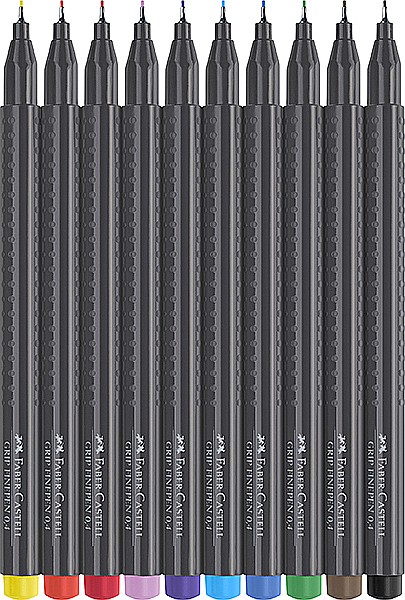 LEC FINELINER FABER-CASTELL GRIP 0.4 MM 10/SET FC151610 [3]