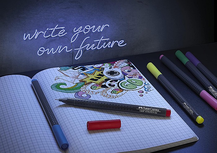 LEC FINELINER FABER -CASTELL GRIP 15/SET 0.4 MM DOZA METAL  FC151617 [7]