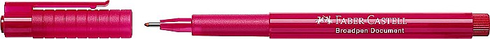 LEC FINELINER BROADPEN ROSU 0.8MM FABER-CASTELL FC155421 [2]