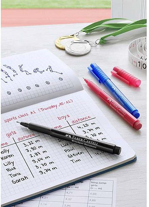 LEC FINELINER BROADPEN NEGRU 0.8MM FABER-CASTEL FC155499 [6]