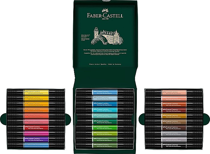 PITT ARTIST PEN DUAL MARKER SET 30 BUCATI FABER-CASTELL FC162030SD [2]