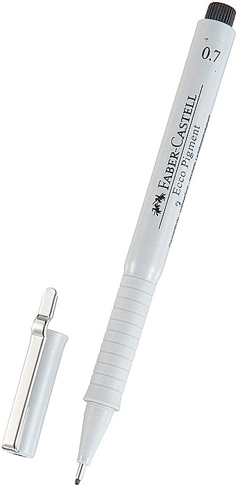 LEC ECCO PIGMENT FABER FC166799 0.7MM NEGRU [3]