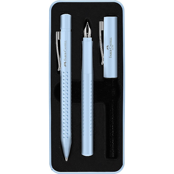LEC SET FABER-CASTELL STILOU  M + PIX GRIP 2010 FC201524 BLUE SKY [1]