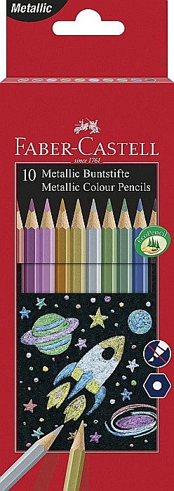 LEC CREIOANE COLORATE FABER-CASTELL METALIZATE 10/SET FC201583 [1]