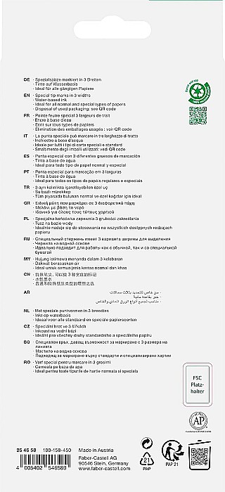 LEC TEXTMARKER FABER-CASTEL CUTIE CARTON PASTEL 8/SET FC254658 [3]