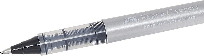 LEC ROLLER DOCUMENTE FABER-CASTELL FREE INK 0.7MM NEGRU FC348199 [3]