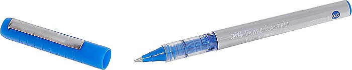 LEC ROLLER DOCUMENTE FABER-CASTELL FREE INK 0.5MM ALBASTRU FC348501 [2]
