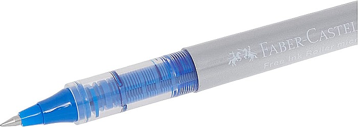 LEC ROLLER DOCUMENTE FABER-CASTELL FREE INK 0.5MM ALBASTRU FC348501 [3]