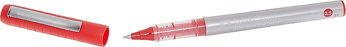 LEC ROLLER DOCUMENTE FABER-CASTELL FREE INK 0.5MM ROSU FC348503 [2]
