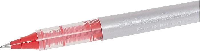 LEC ROLLER DOCUMENTE FABER-CASTELL FREE INK 0.5MM ROSU FC348503 [3]